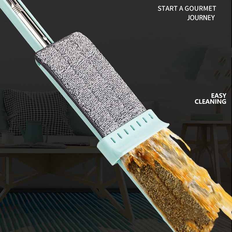 Flat Slim Mop With Bucket