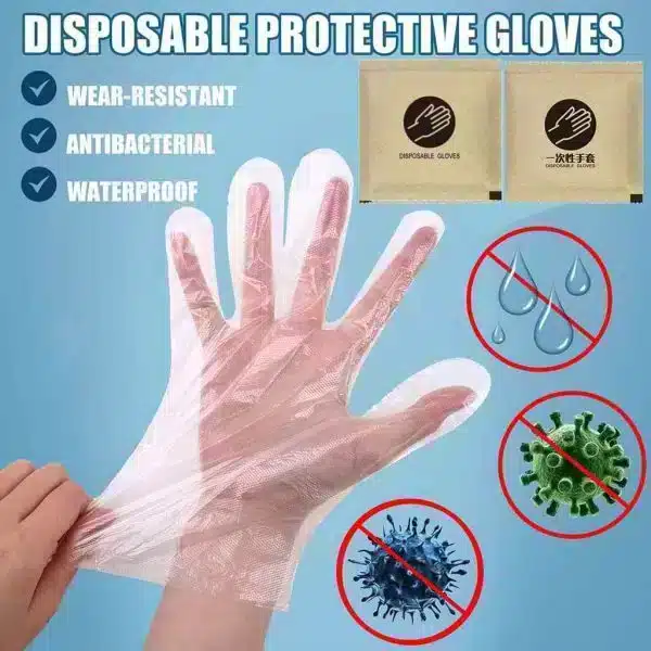 100 Pcs Polythene Dispo...