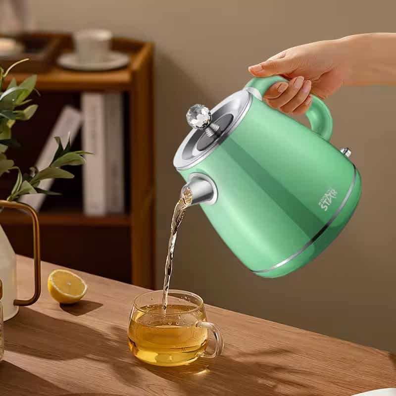 Powerful Stylish Electric Kettly 1.8 L (White)