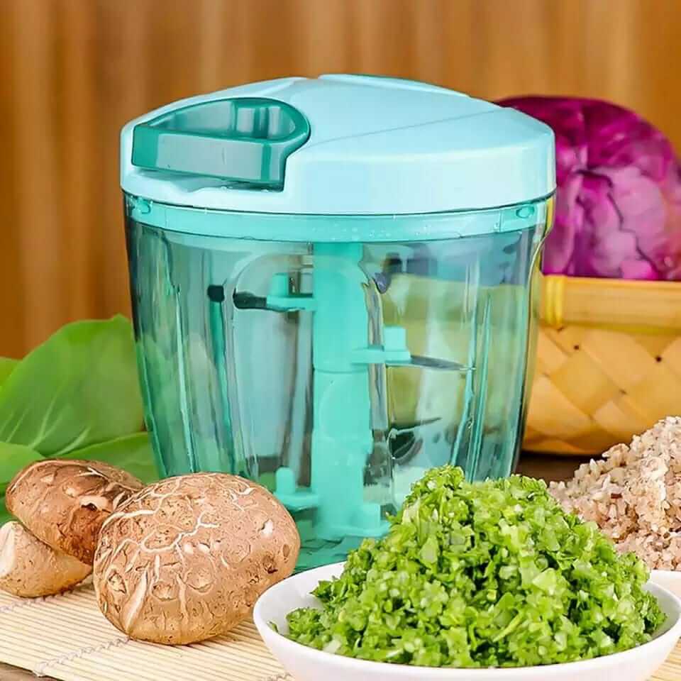 Mini Pull String Manual Food Processor Chopper / Mincer