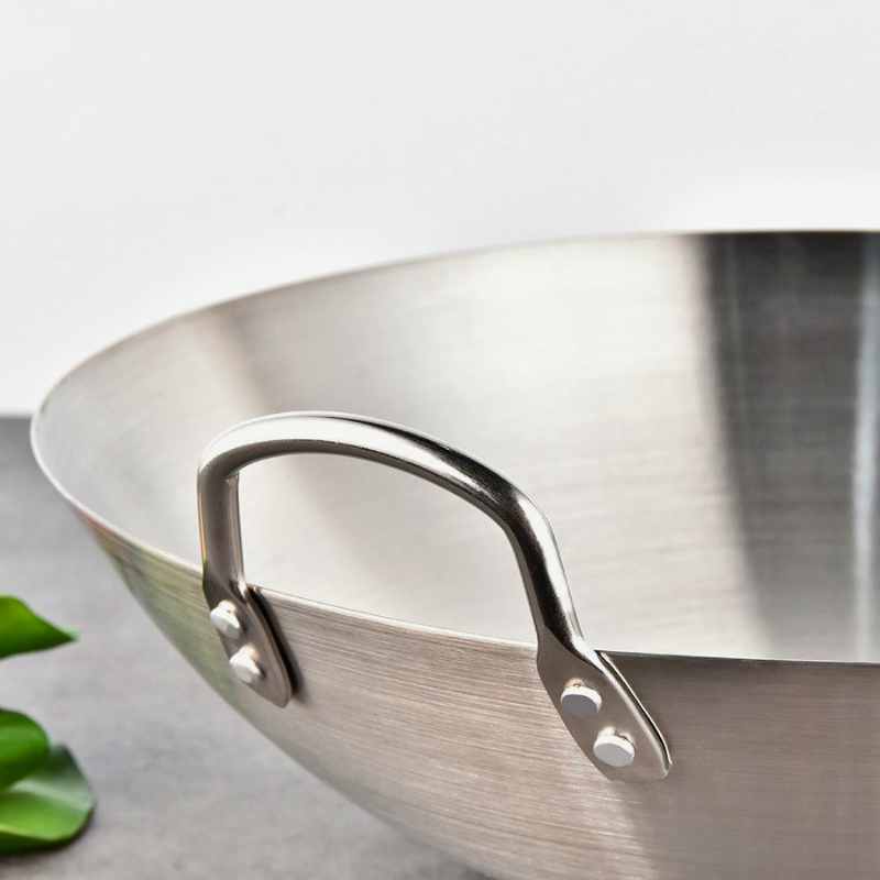 38 cm Japani SS Steel Cooking Pan
