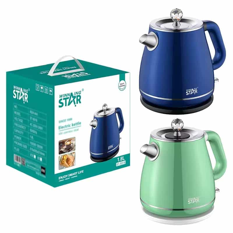Powerful Stylish Electric Kettly 1.8 L (White)