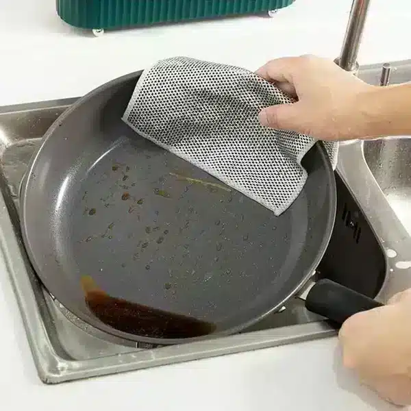 5 Piece Non Scratch Dish Wash Cloth