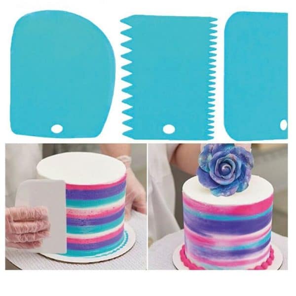 3Pcs/Set Plastic Cake D...