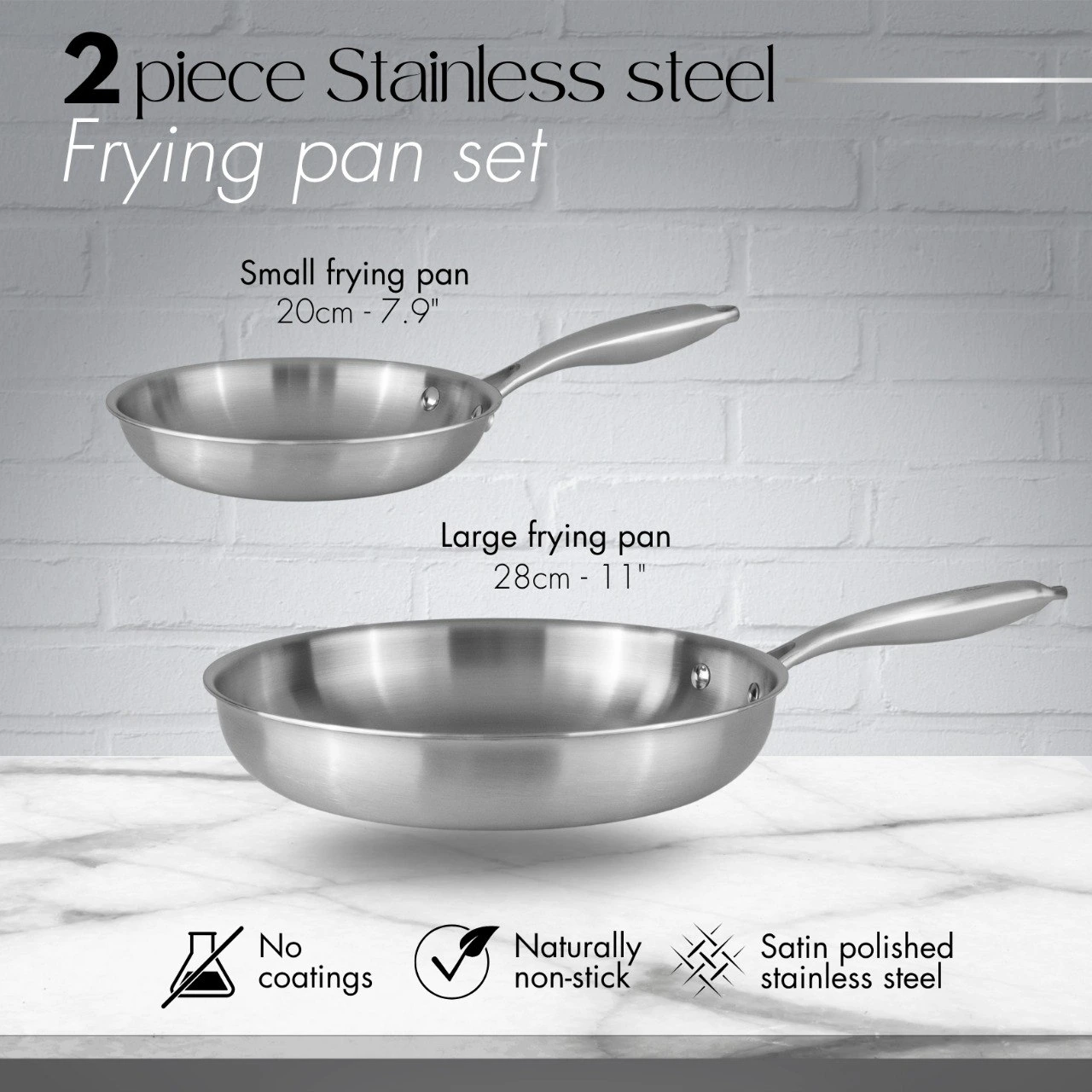 Dr Cook Steel Frypan